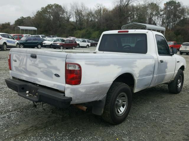 1FTYR10E63PB83782 - 2003 FORD RANGER WHITE photo 4