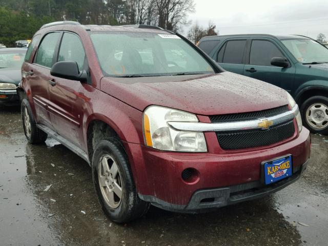 2CNDL23F386059398 - 2008 CHEVROLET EQUINOX LS BURGUNDY photo 1