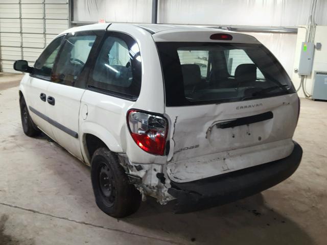 1D4GP25E25B237582 - 2005 DODGE CARAVAN SE WHITE photo 9