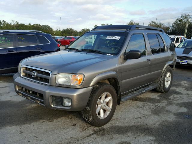 JN8DR09X93W713850 - 2003 NISSAN PATHFINDER SILVER photo 2