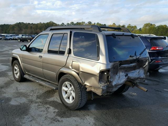 JN8DR09X93W713850 - 2003 NISSAN PATHFINDER SILVER photo 3