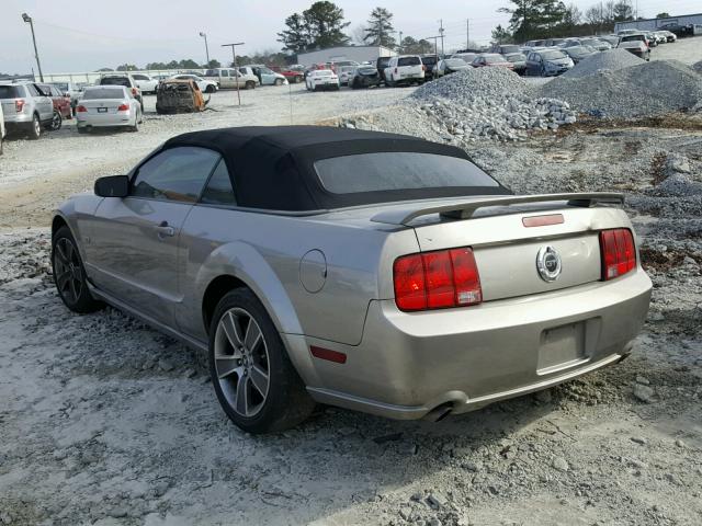 1ZVHT85H185172931 - 2008 FORD MUSTANG GT GRAY photo 3