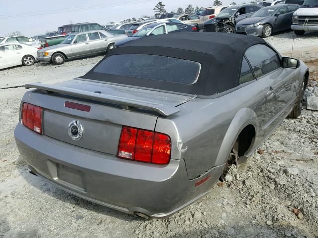 1ZVHT85H185172931 - 2008 FORD MUSTANG GT GRAY photo 4