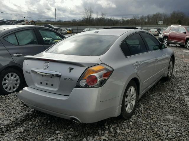 1N4AL2AP7CC206427 - 2012 NISSAN ALTIMA BAS SILVER photo 4