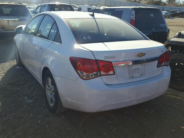 1G1PC5SB9D7304418 - 2013 CHEVROLET CRUZE LT WHITE photo 3