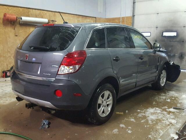 3GSDL43N69S547257 - 2009 SATURN VUE XE GRAY photo 4