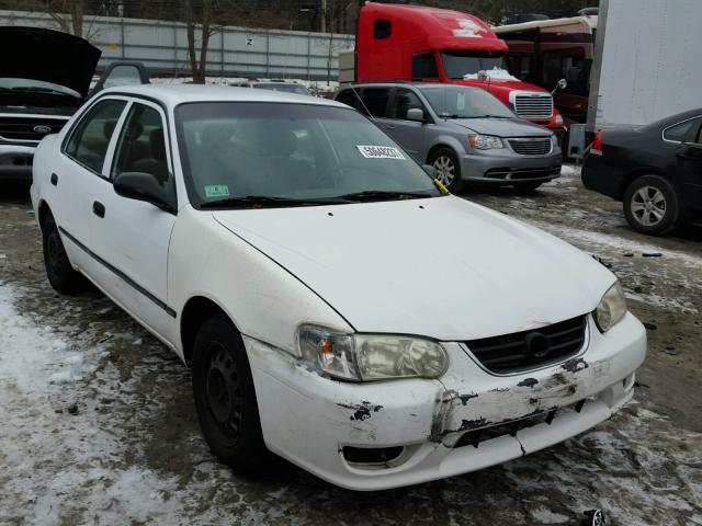 2T1BR12E51C516567 - 2001 TOYOTA COROLLA CE WHITE photo 1