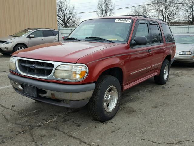 1FMZU34EXWUC19113 - 1998 FORD EXPLORER RED photo 2