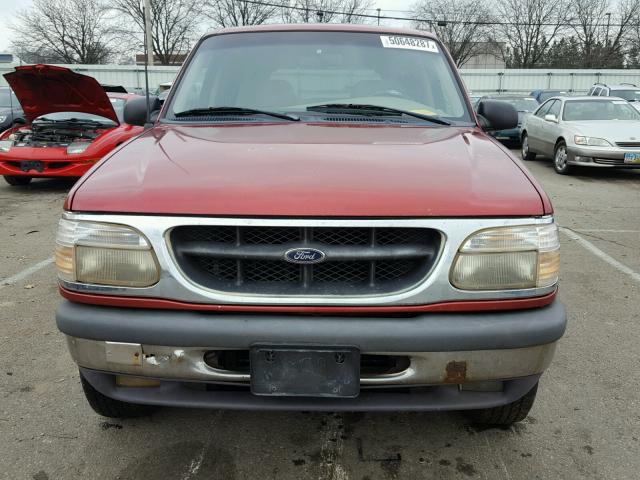 1FMZU34EXWUC19113 - 1998 FORD EXPLORER RED photo 9