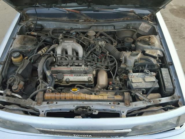 4T1VV22E0LU006918 - 1990 TOYOTA CAMRY LE BLUE photo 7