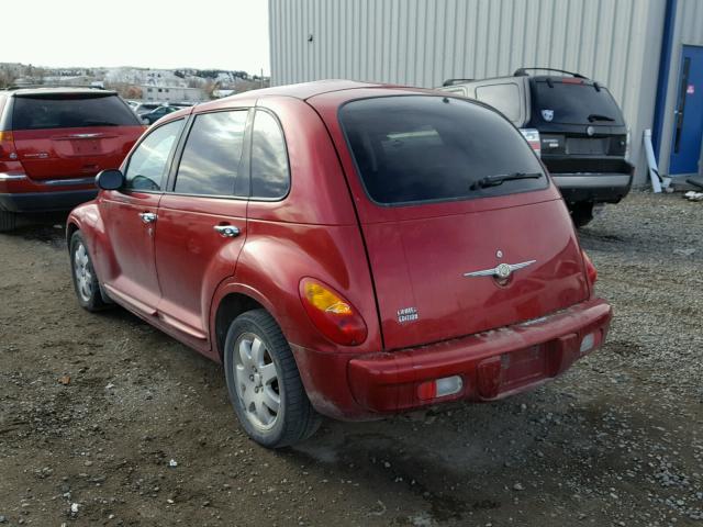 3C4FY58B63T508437 - 2003 CHRYSLER PT CRUISER RED photo 3