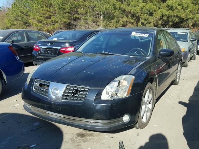 1N4BA41E44C820518 - 2004 NISSAN MAXIMA SE BLACK photo 2