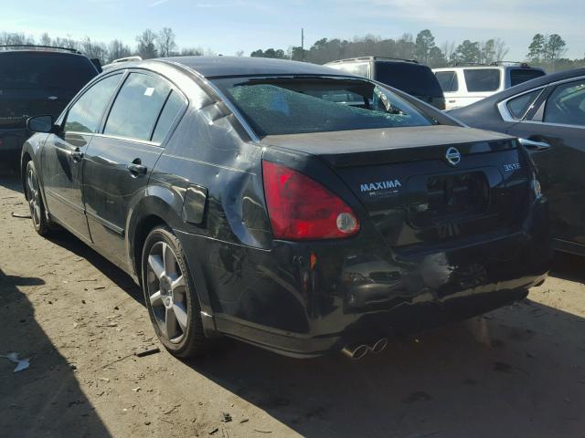 1N4BA41E44C820518 - 2004 NISSAN MAXIMA SE BLACK photo 3