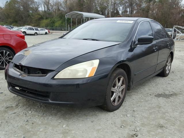 1HGCM66584A103692 - 2004 HONDA ACCORD EX BLACK photo 2