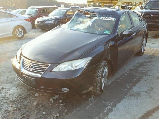 JTHBJ46G992320791 - 2009 LEXUS ES 350 BLACK photo 2