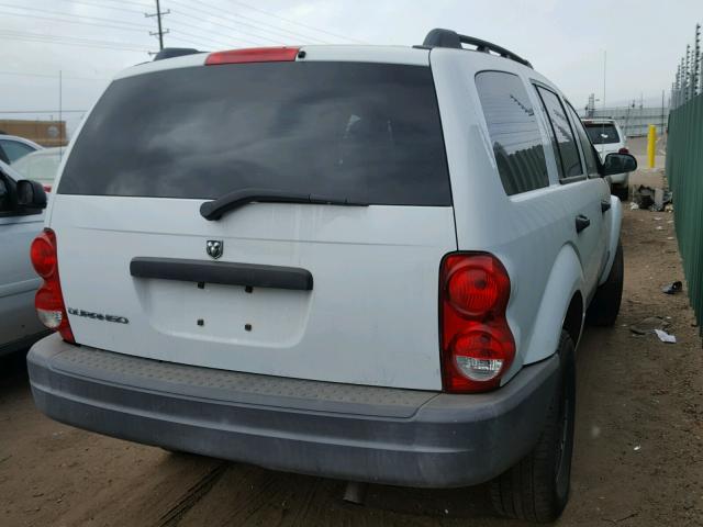 1D4HB38N75F603212 - 2005 DODGE DURANGO ST WHITE photo 4