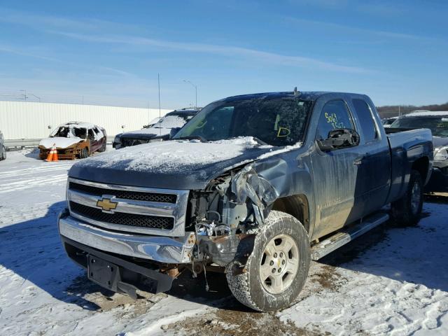 1GCEK19007E534721 - 2007 CHEVROLET SILVERADO GRAY photo 2