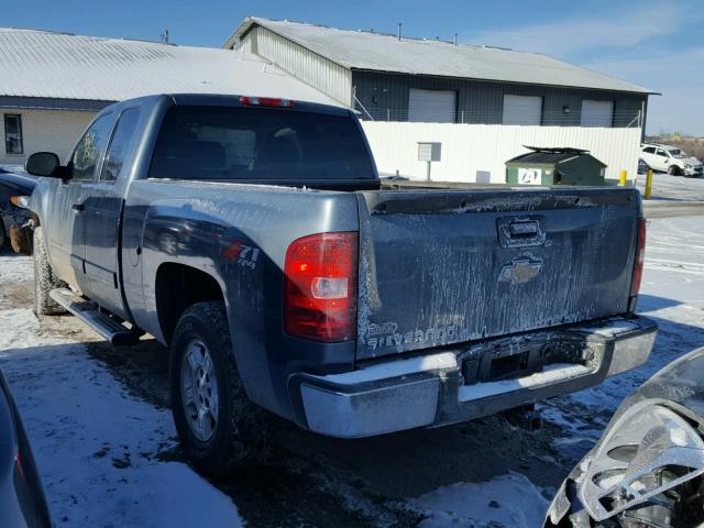 1GCEK19007E534721 - 2007 CHEVROLET SILVERADO GRAY photo 3