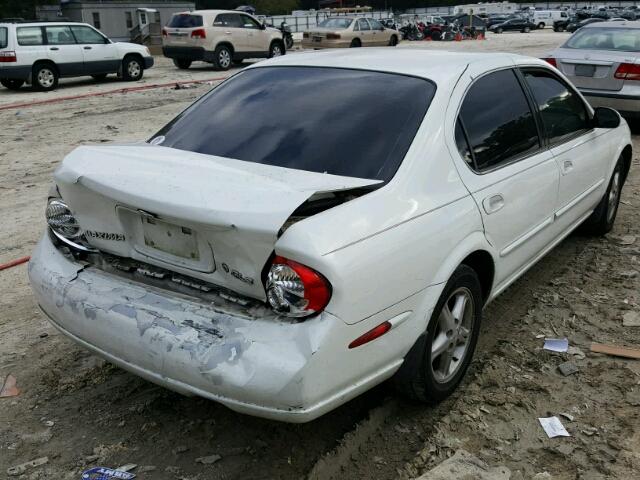 JN1CA31D4YT755856 - 2000 NISSAN MAXIMA GLE WHITE photo 4