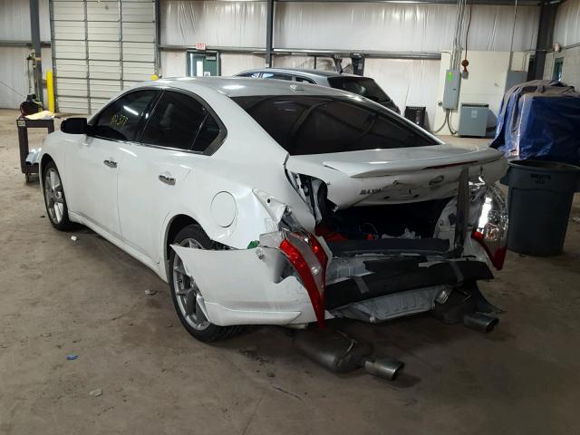 1N4AA5AP2BC846180 - 2011 NISSAN MAXIMA S WHITE photo 3