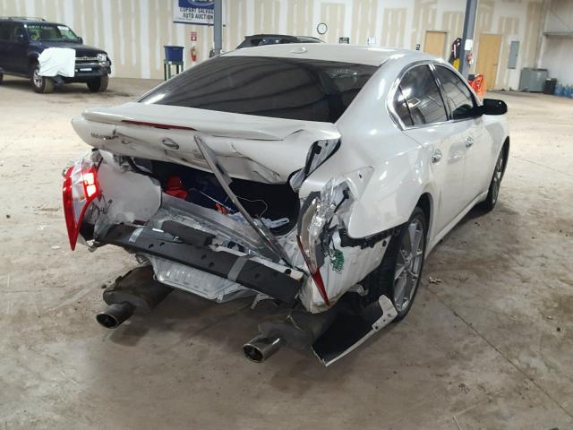 1N4AA5AP2BC846180 - 2011 NISSAN MAXIMA S WHITE photo 4