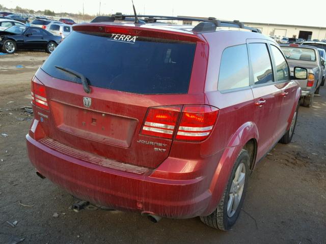 3D4PG5FV2AT179000 - 2010 DODGE JOURNEY SX RED photo 4