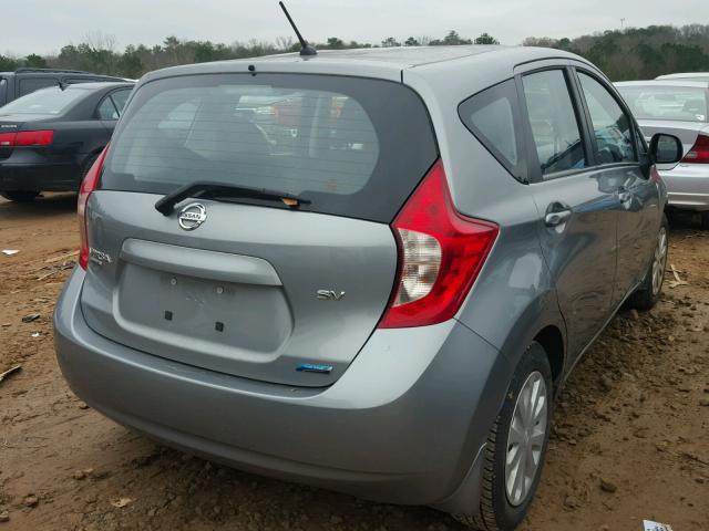 3N1CE2CPXEL418100 - 2014 NISSAN VERSA NOTE GRAY photo 4