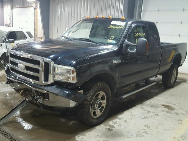 1FTWX31P66EB14616 - 2006 FORD F350 SRW S BLACK photo 2