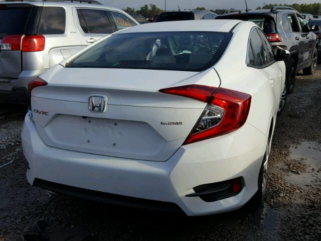 19XFC2F51HE015402 - 2017 HONDA CIVIC LX WHITE photo 4