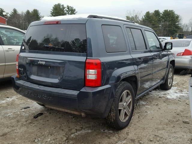 1J8FF28WX8D515341 - 2008 JEEP PATRIOT SP CHARCOAL photo 4