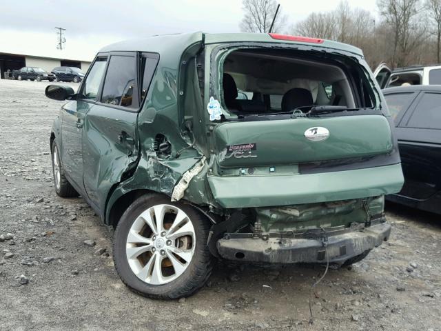 KNDJP3A56E7016472 - 2014 KIA SOUL + GREEN photo 3