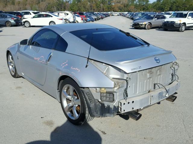 JN1AZ34DX6M331441 - 2006 NISSAN 350Z COUPE SILVER photo 3