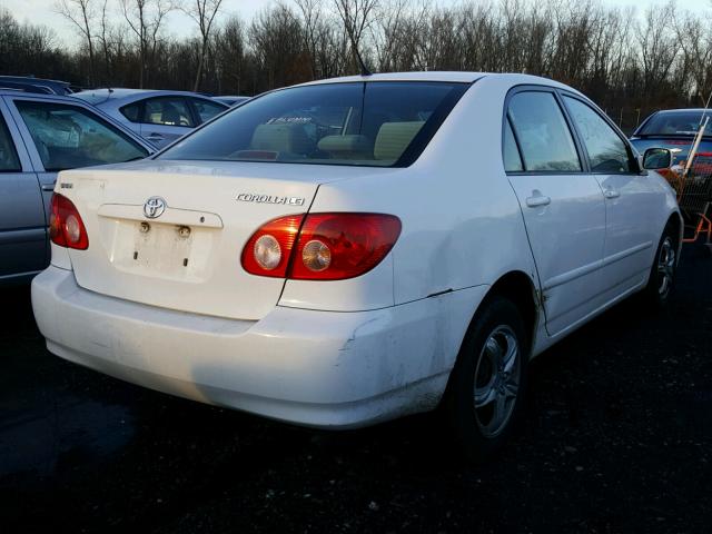 JTDBR32E170120005 - 2007 TOYOTA COROLLA CE WHITE photo 4