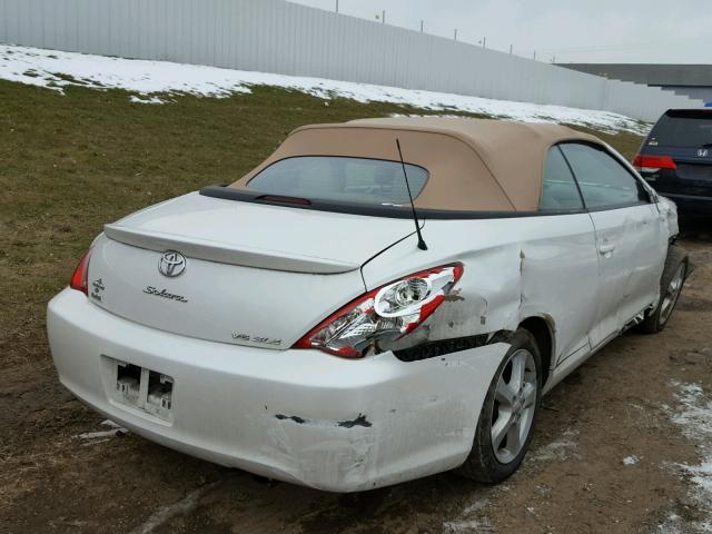 4T1FA38P06U096039 - 2006 TOYOTA CAMRY SOLA WHITE photo 4