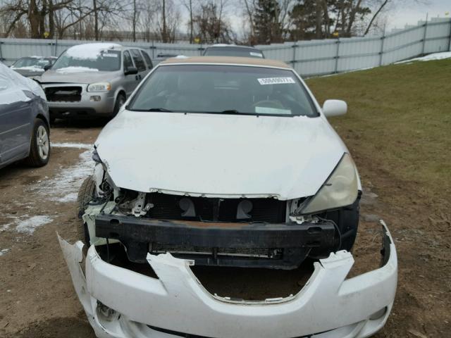 4T1FA38P06U096039 - 2006 TOYOTA CAMRY SOLA WHITE photo 9