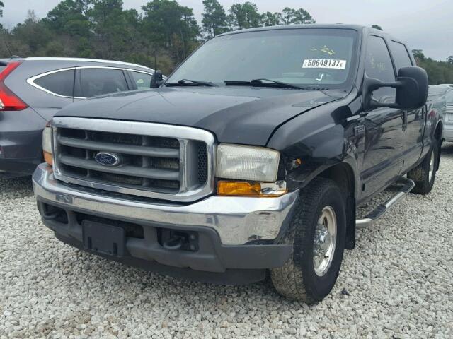 1FTNW20S11EB51144 - 2001 FORD F250 SUPER BLACK photo 2