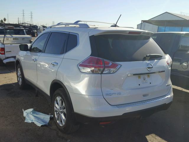 KNMAT2MVXFP549931 - 2015 NISSAN ROGUE S WHITE photo 3