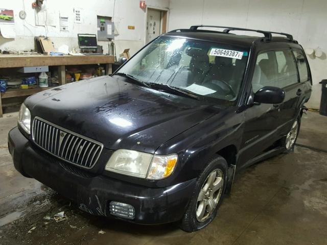 JF1SF65612H747642 - 2002 SUBARU FORESTER S GRAY photo 2