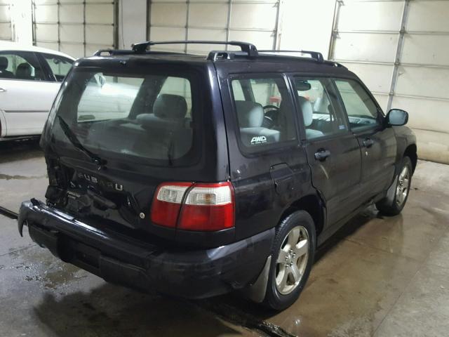 JF1SF65612H747642 - 2002 SUBARU FORESTER S GRAY photo 4