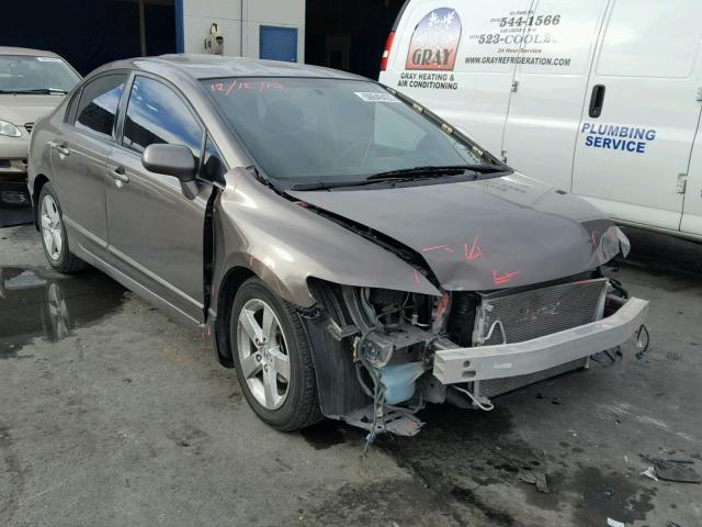 2HGFA1F60BH530851 - 2011 HONDA CIVIC LX-S BROWN photo 1