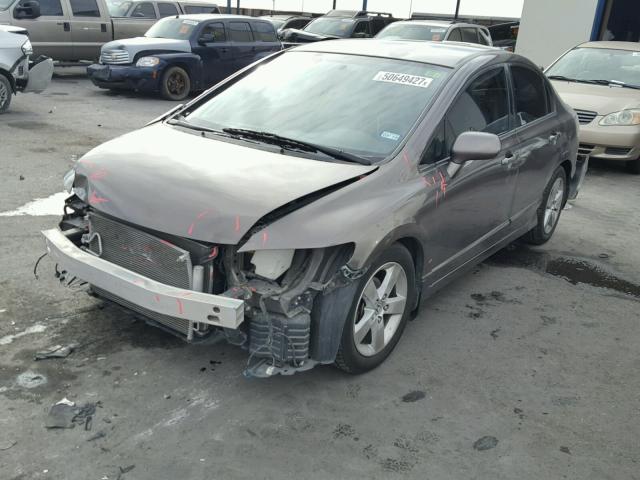 2HGFA1F60BH530851 - 2011 HONDA CIVIC LX-S BROWN photo 2