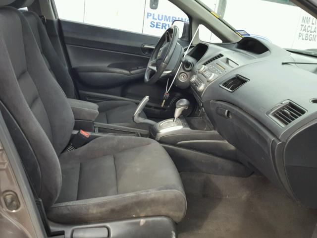 2HGFA1F60BH530851 - 2011 HONDA CIVIC LX-S BROWN photo 5