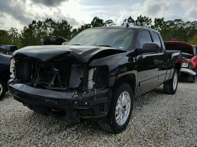 1GCEC19028Z161737 - 2008 CHEVROLET SILVERADO BLACK photo 2