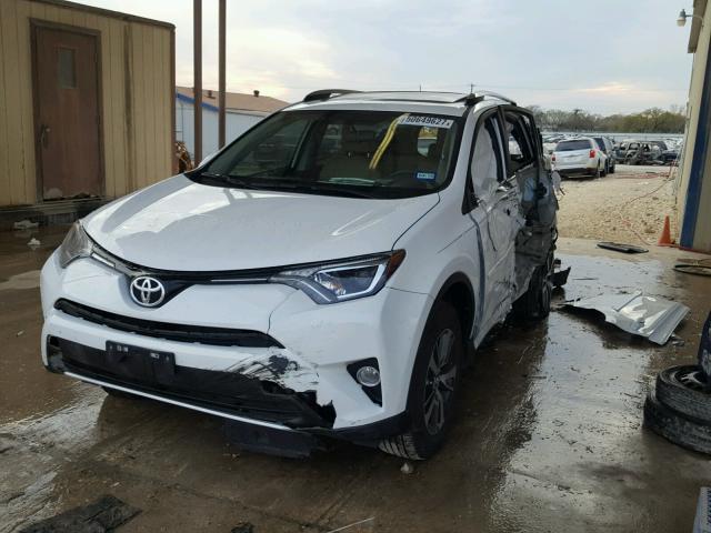 2T3WFREV1GW262827 - 2016 TOYOTA RAV4 XLE WHITE photo 2