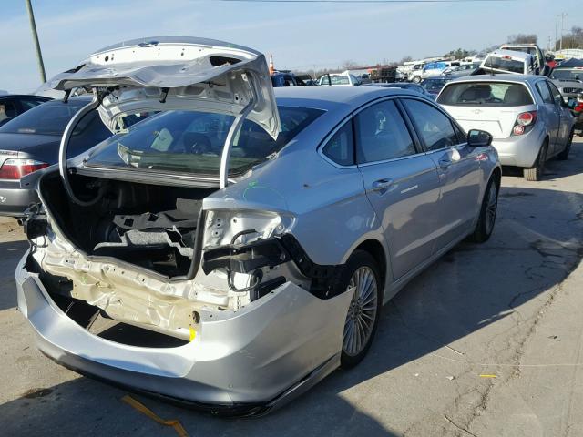 3FA6P0K94GR217195 - 2016 FORD FUSION TIT SILVER photo 4