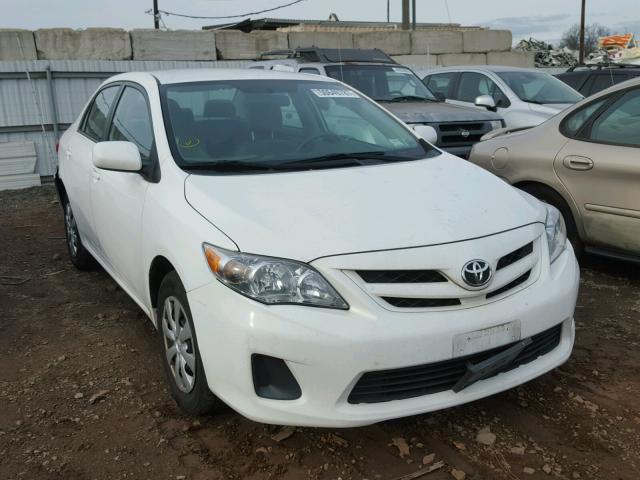 2T1BU4EE3BC712259 - 2011 TOYOTA COROLLA BA WHITE photo 1