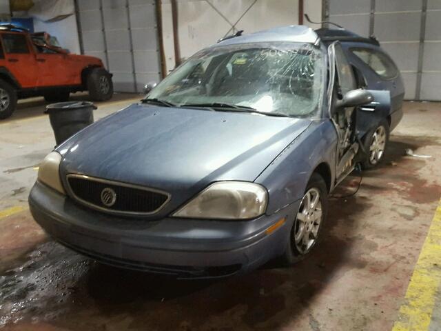 1MEFM59S0YA624367 - 2000 MERCURY SABLE LS P BLUE photo 2