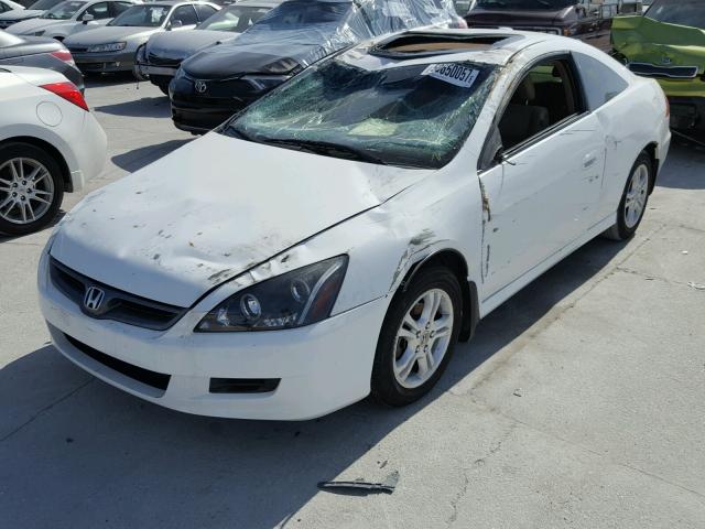 1HGCM72656A007137 - 2006 HONDA ACCORD EX WHITE photo 2