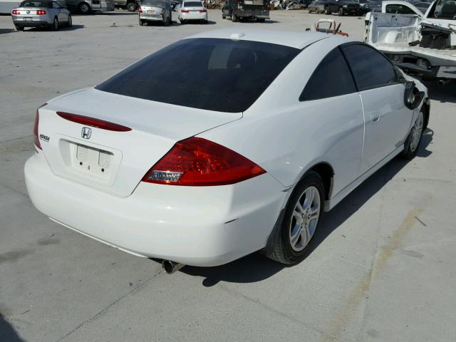 1HGCM72656A007137 - 2006 HONDA ACCORD EX WHITE photo 4