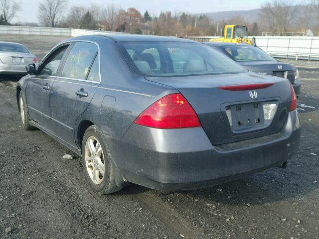 1HGCM56327A173430 - 2007 HONDA ACCORD SE BLUE photo 3